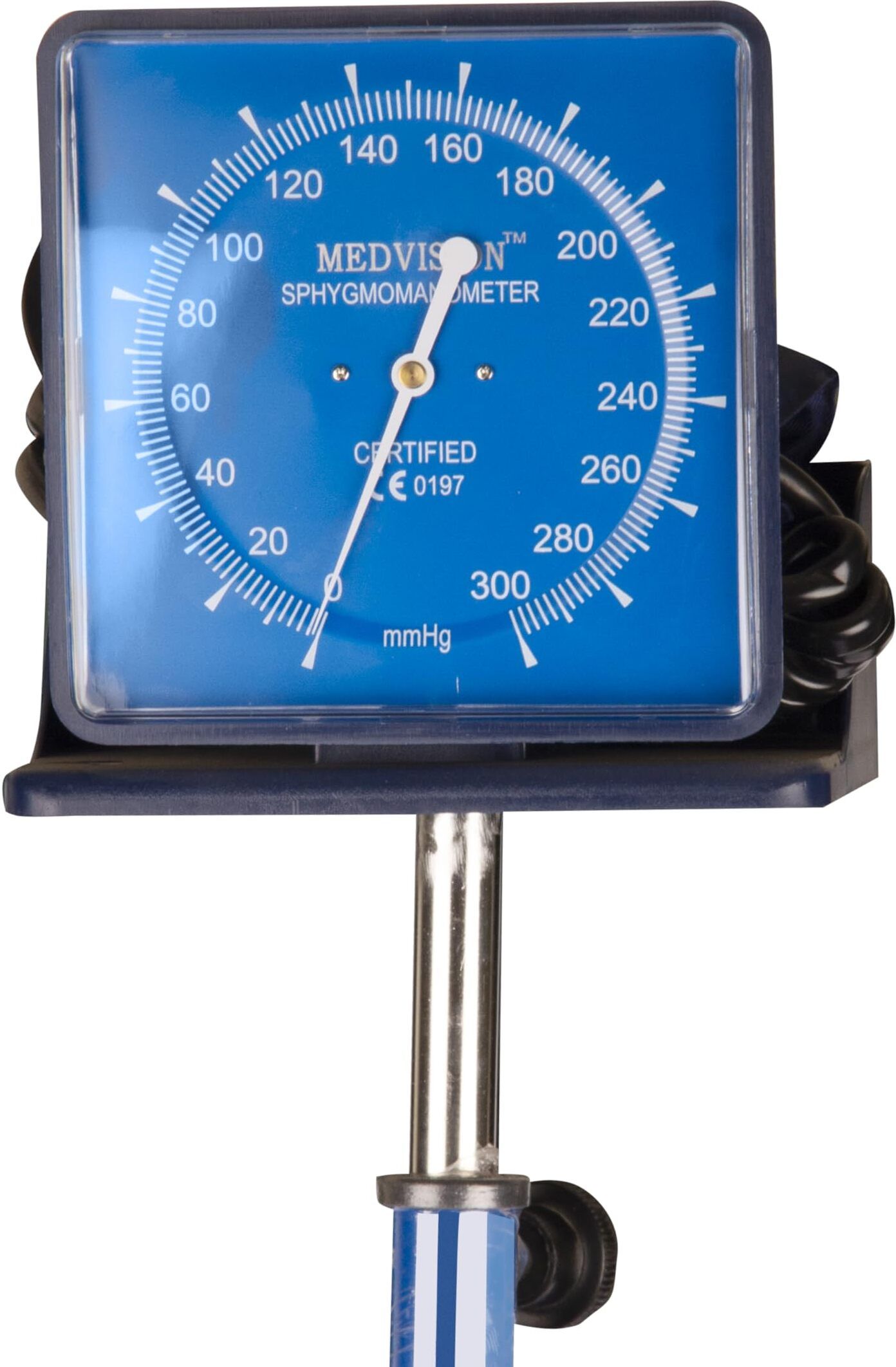 Medvision Floor Standing Aneroid BP Monitor with Wheels & Adjustable Stand Bp Monitor Adapter-image-7