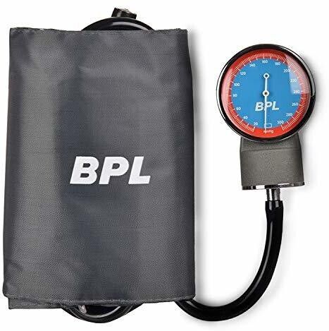 BPL Medical Technologies Aneroid Sphygmomanometer Blood Pressure Monitor (Gray) Bp Monitor Adapter-image-29