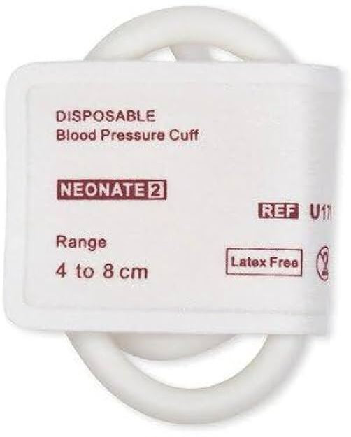 Compatible Disposable NIBP Cuff- Neonate 2 Bp Monitor Cuff image 1