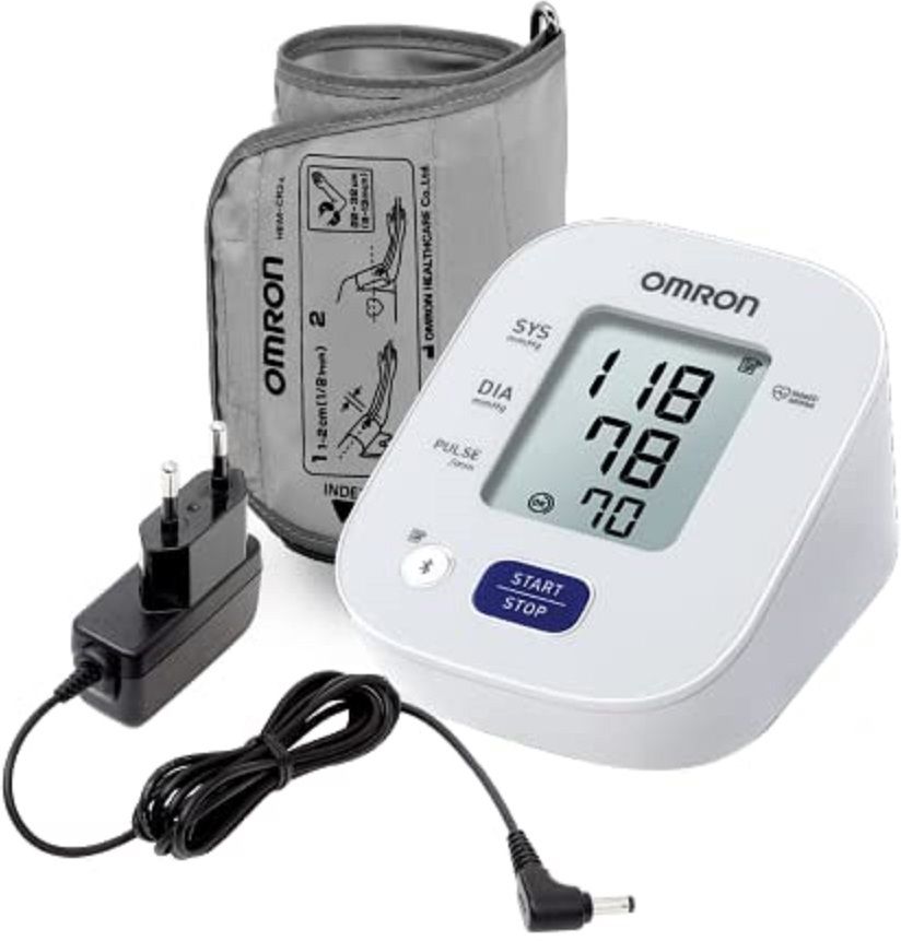 OMRON HEM 7143T1A Digital Bluetooth Blood Pressure Monitor with Cuff Wrapping Guide Bp Monitor Cuff-image-14