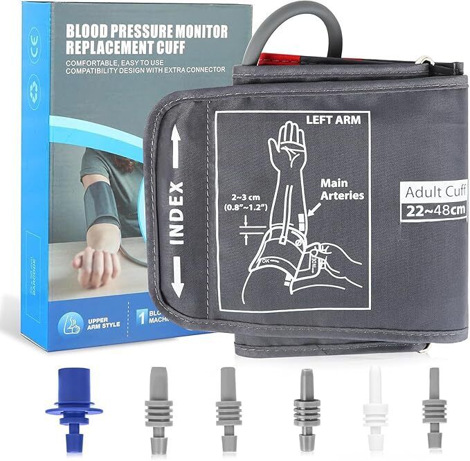 MCP Adult XL Size Blood Pressure Monitor Large Cuff Size 22cm-44cm With Connectors Bp Monitor Cuff