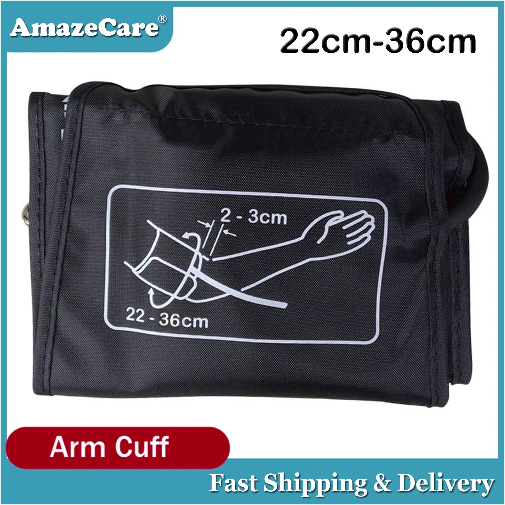 AMAZECARE Blood Pressure Cuff for Digital B.P. Monitors BP Cuff R-Size (R-22-36cm) Bp Monitor Cuff-image-48