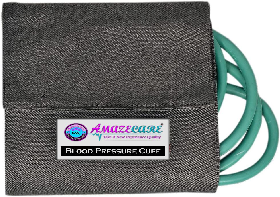 AMAZECARE Blood Pressure Cuff, BP Rubber Bag with Cloth Cuff Bp Monitor Cuff