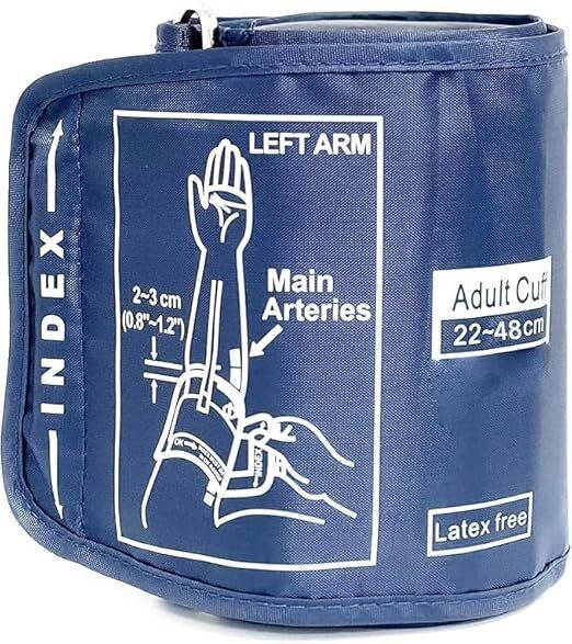 SYMKARD Blood Pressure Monitor Cuff, Extra XL Size 22-48 cm, Single Tube Bp Monitor Cuff-picture-12