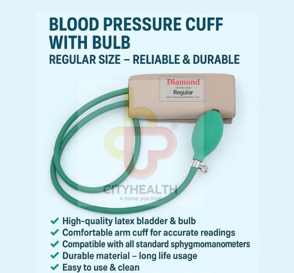 3S Diamond BP Regular Cuff Set,Accurate, Reliable, Versatile Compatibility, Premium Bp Monitor Cuff
