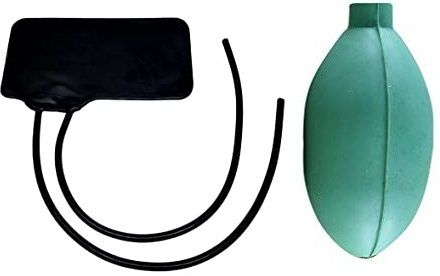 Family Care Rehabilitation BP Cuff Rubber Air filling Green Bulb Double unequal Tube Black Color Bp Monitor Cuff-image-19