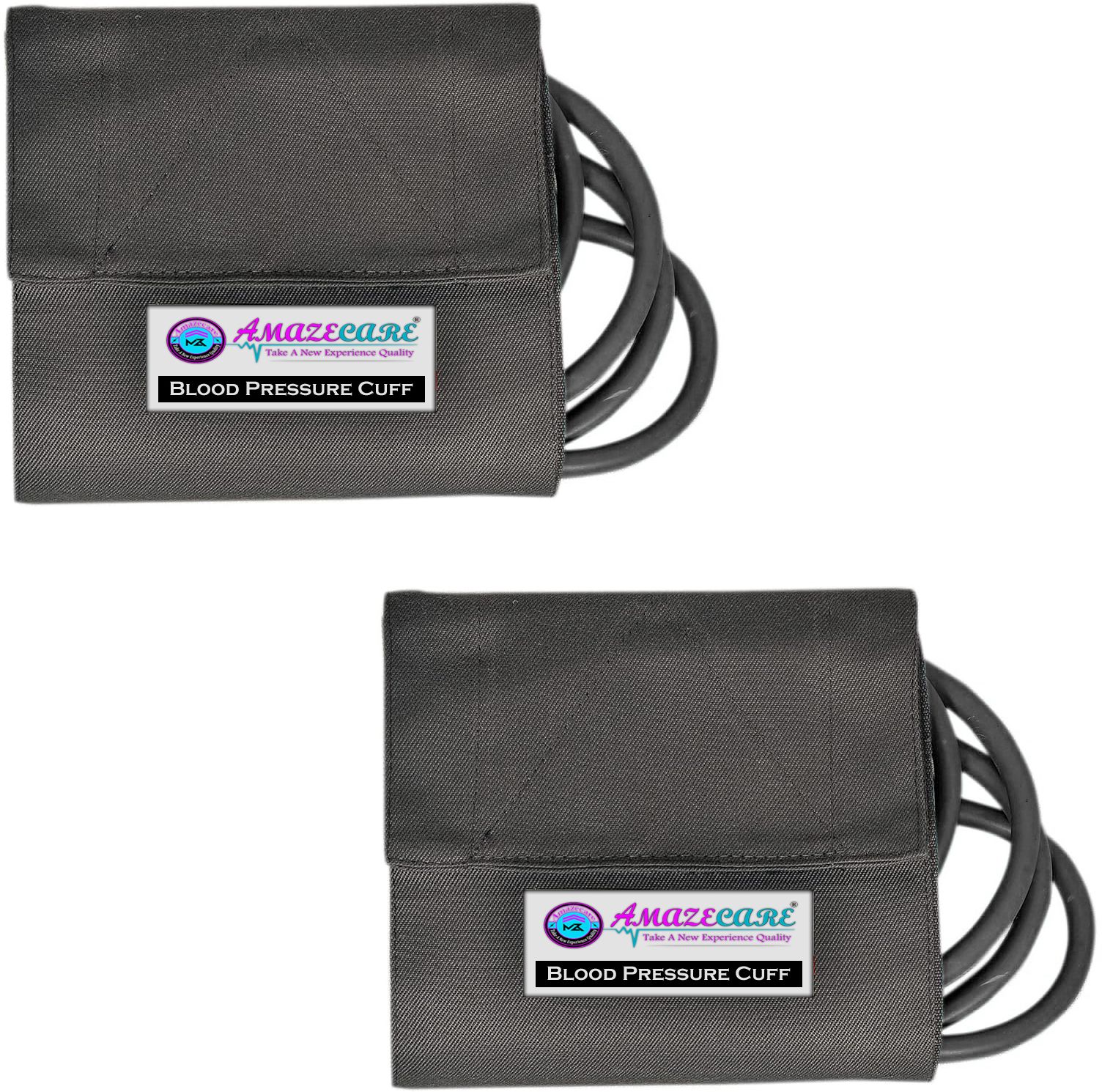AMAZECARE Black BP Bladder Rubber Bag with Cloth Armlet (Set of 2) Bp Monitor Cuff-image-21