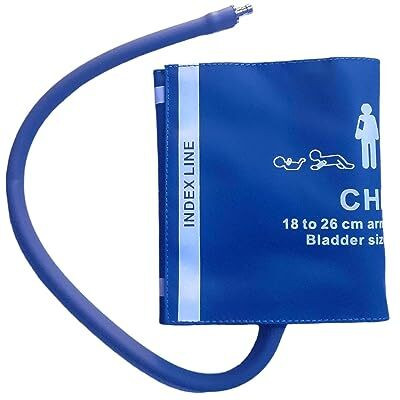 Alexera Reusable NIBP Cuff With Single Tube Connector For Child (18 to 26 CM) Bp Monitor Cuff image 1