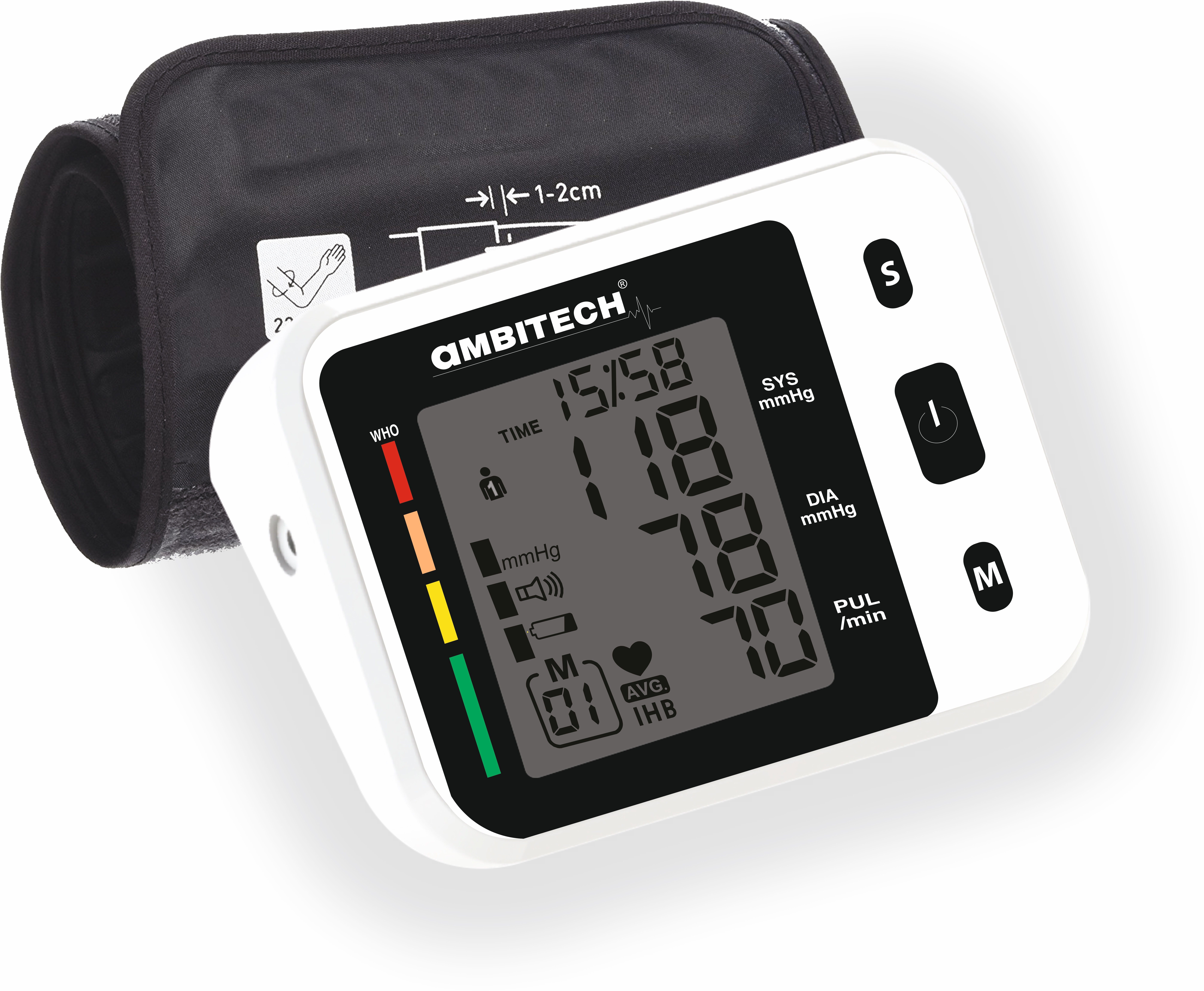 AMBITECH Fully Automatic Arm-Type Digital Blood Pressure Monitor with USB port Bp Monitor-image-32