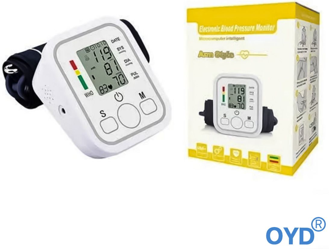 OYD BP Machine Digital Blood Pressure Digital BP Apparatus with Memory Function yellow bp Bp Monitor-image-28