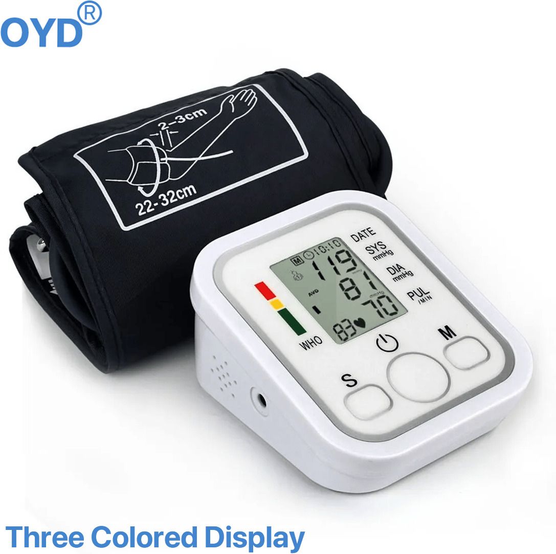 OYD Portable BP Machine with Big LED Screen & Type-C Input Colour Display With Voice Function Bp Monitor-image-34