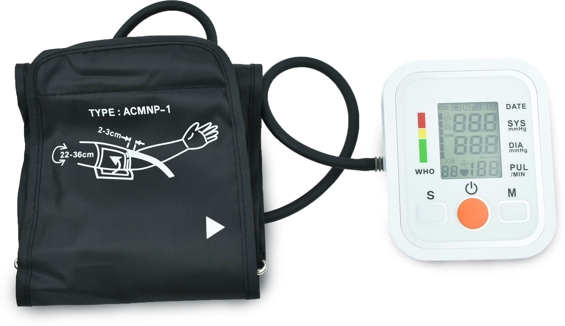 Dishan Arm Style Model-65E Home Monitoring Automatic Digital Iiquid Crystal Display Arm Blood Pressure Monitor Bp Monitor-image-1