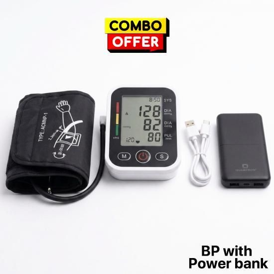 OYD Digital Blood Pressure Monitor with Convenient Rechargeable Power Bank With Colour Back Light & Voice Announcemnet Bp Monitor-image-16