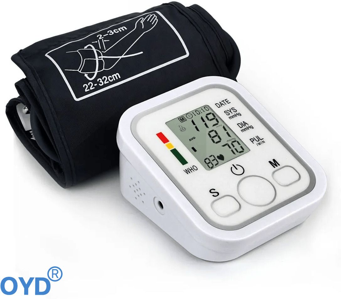 OYD Portable Blood Pressure Machine with LED Display Technology Colour Display With Voice Function Bp Monitor-image-13