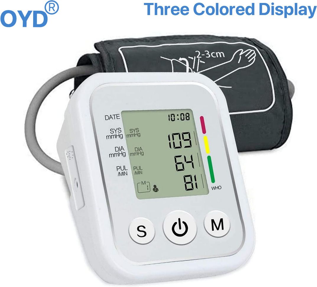 OYD Smart BP Checking Machine with Large LED Display Screen Colour Display With Voice Function Bp Monitor-image-3