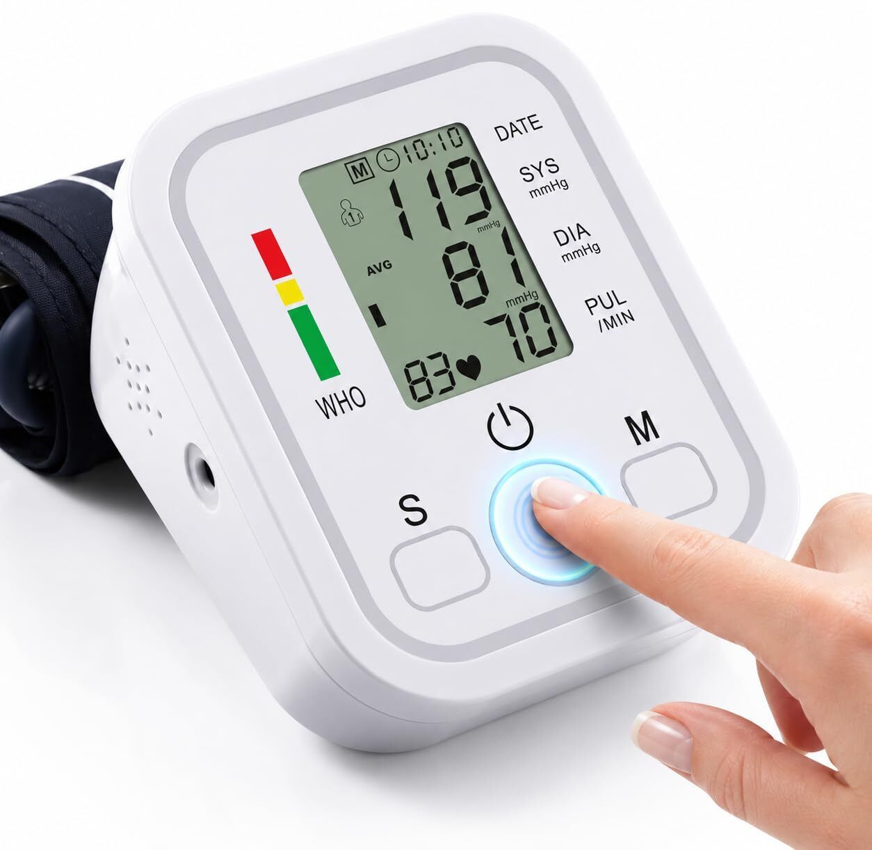 Apposite Automatic Blood Pressure Machine without Battery with Cuff kit Bp BP MONITER Bp Monitor-image-20