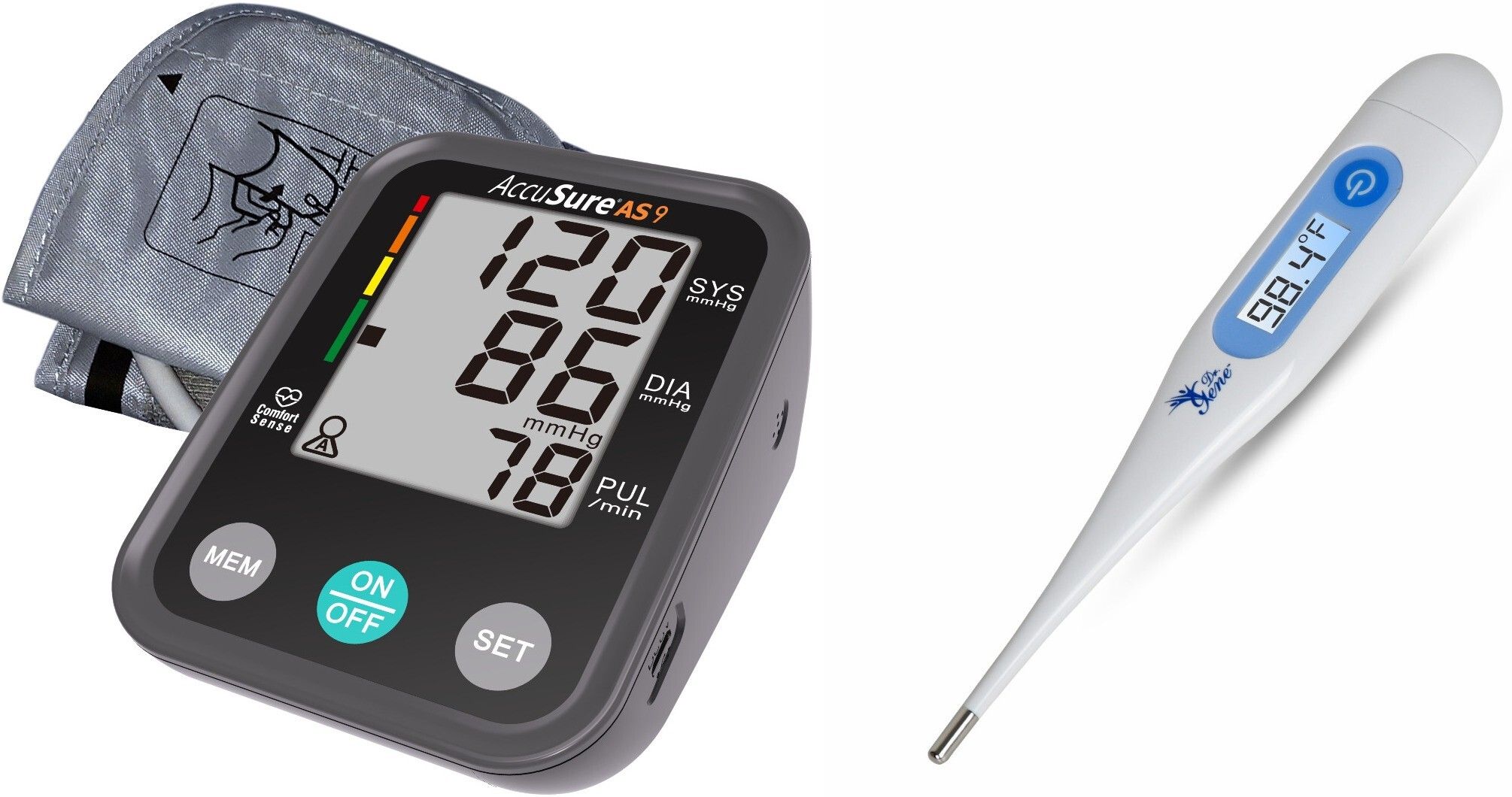 AccuSure Digital Thermometer for Adults & Child Comes with AS02 fully Automatic Bp Monitor-image-29