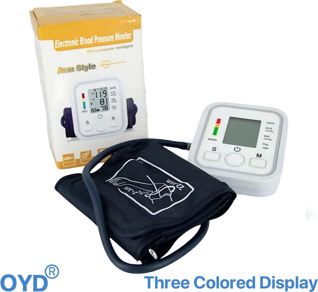 OYD BP Monitor Machine for Home Use Upper Arm Cuff with LCD Display yellow bp Bp Monitor-image-33