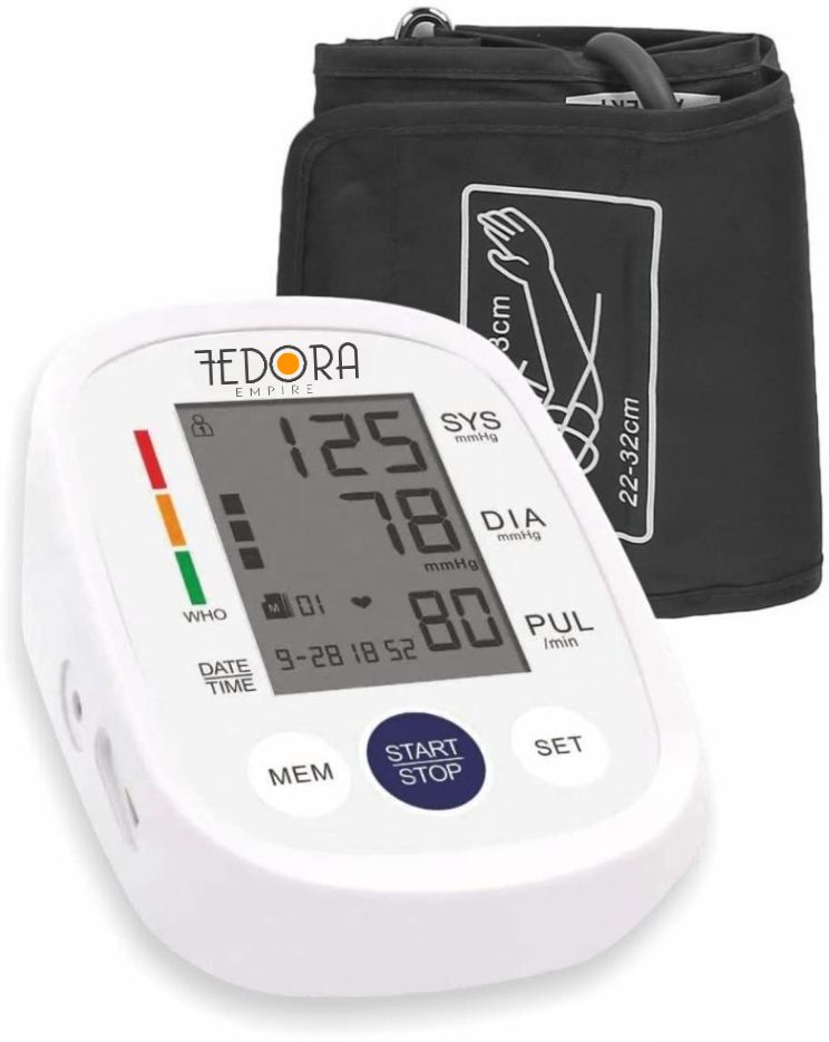 FEDORA EMPIRE BP Monitor Digital Fully Automatic Upper Arm Blood Pressure Checking Machine Digital BP check machine Bp Monitor-image-8