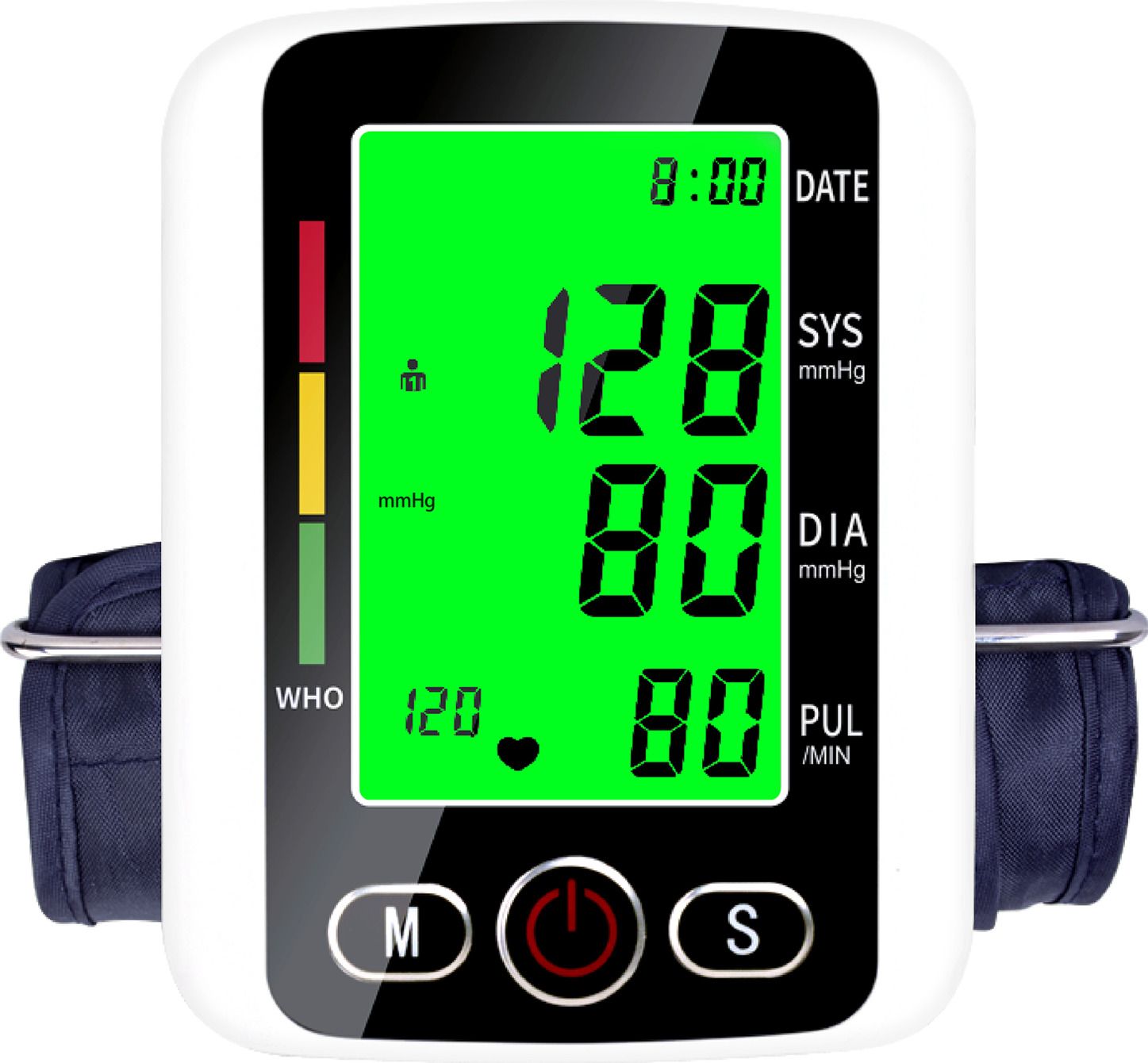 HEALBIRD Fully Automatic One Touch Digital BP Monitor with 4 AAA Batteries | BP Apparatus for Home use | Hypertension Machine with Voice Broadcast Bp Monitor-image-19