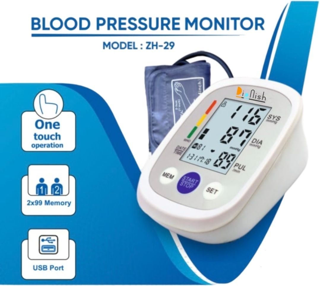 DipNish Digital BP Monitor Device Fully Automatic Digital Blood Pressure Checking Machine Bp Monitor Bp Monitor-image-46