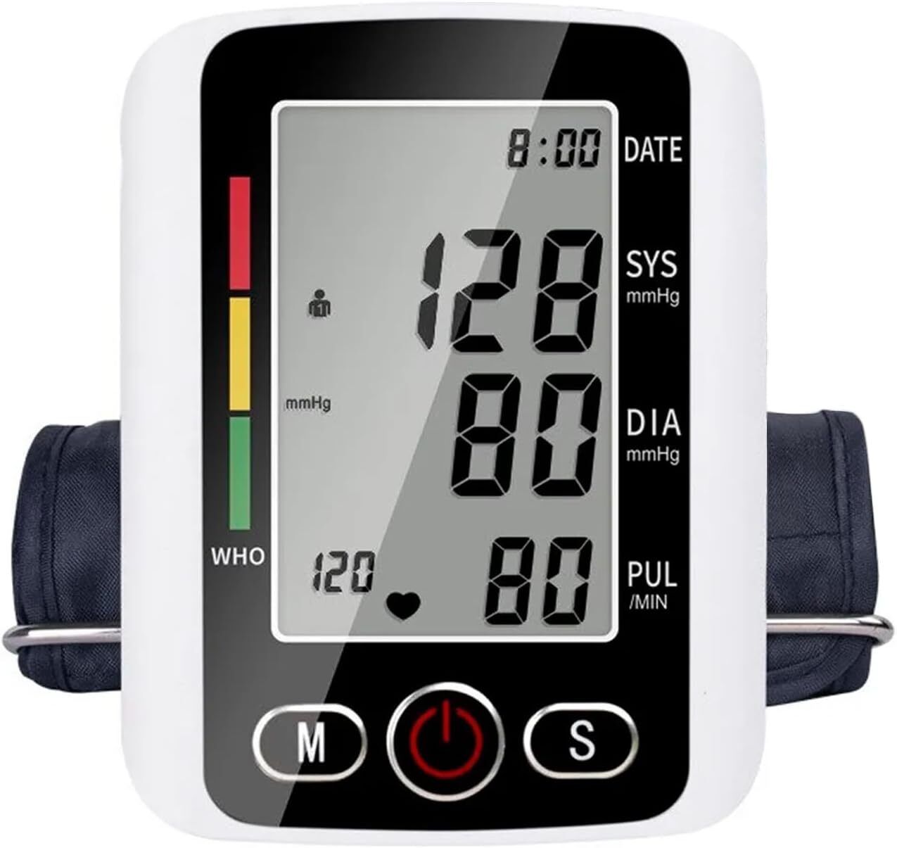 Accutrust ‎BP-265D Blood Pressure Monitors with Cuff Arm,Automatic bp Machine Upper Arm for 2 User Bp Monitor-image-40