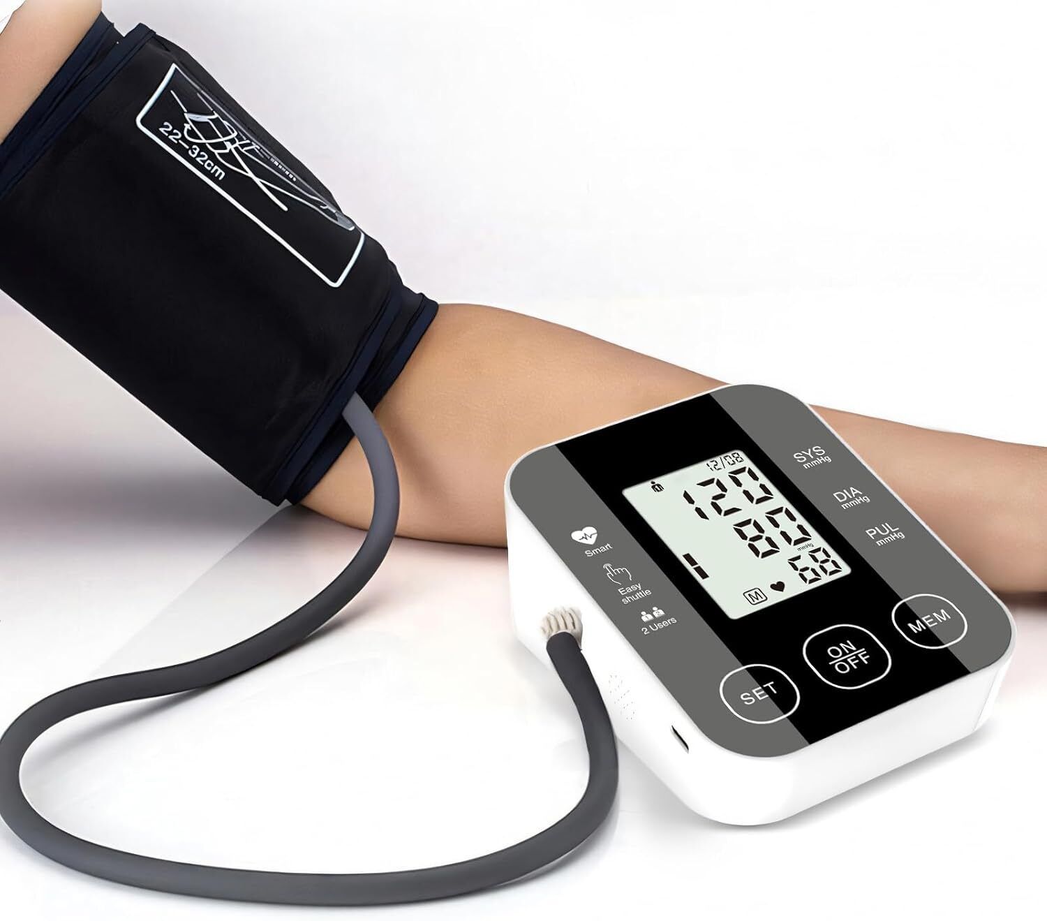 HEALBIRD Fully Automatic Digital BP Monitor With Large Display|Free 4 AAA Batteries | Hypertension Machine with Voice Broadcast Bp Monitor-image-18