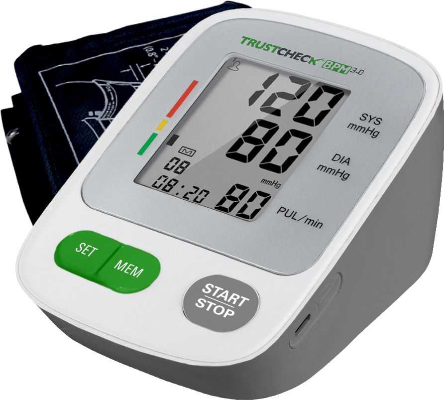 TRUSTCHECK Automatic Upper Arm Blood Pressure Monitor 3.0 With USB Port TC BPM 3.0 Bp Monitor-image-32