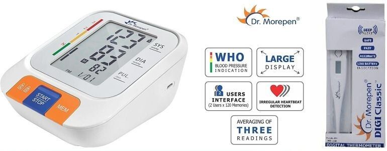 Dr. Morepen BP-15 with MT-110 Digi Classic combo pack Bp 15 and mt 110 Bp Monitor-image-11