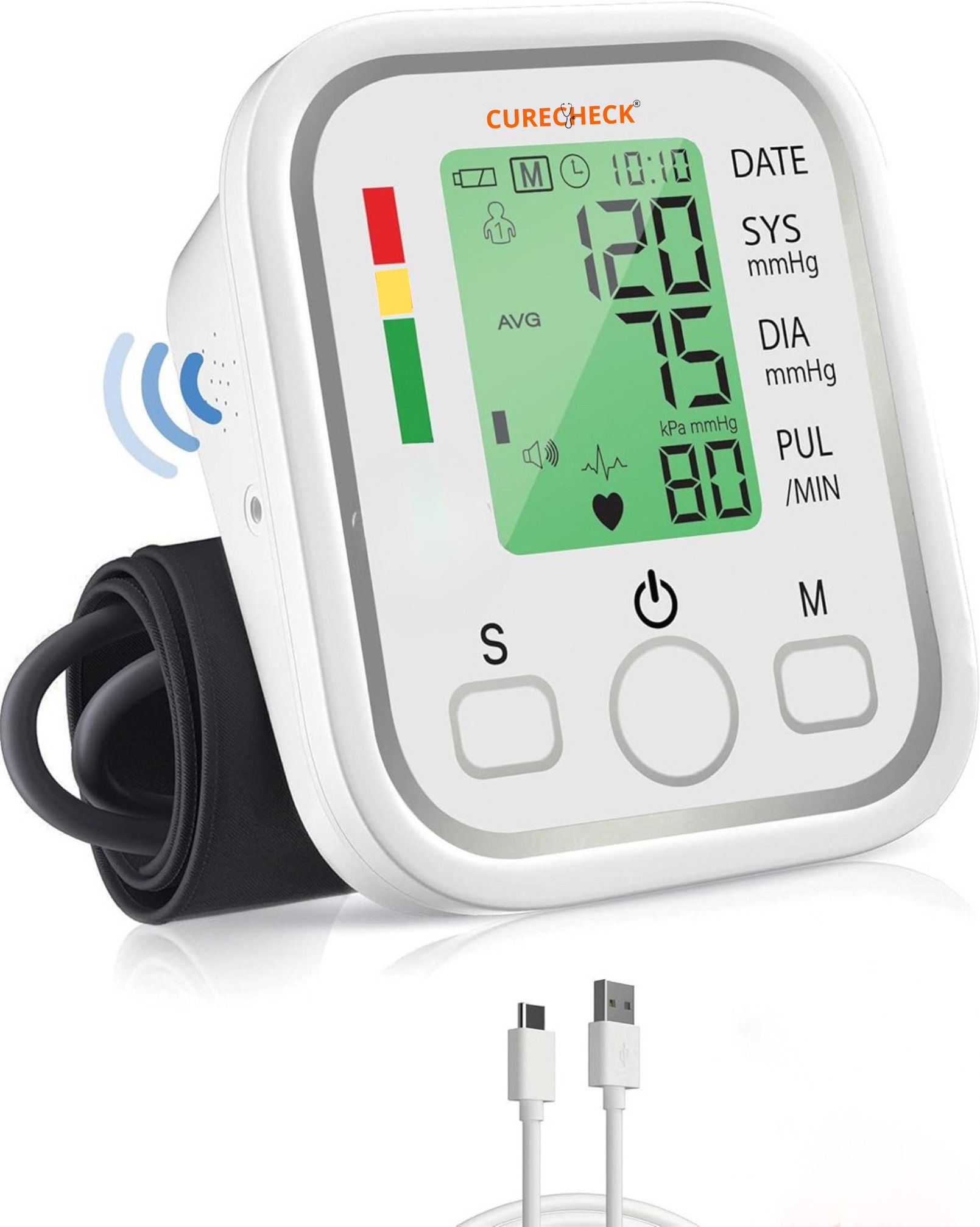 curecheck Yellow BPM Bp Monitor-image-16