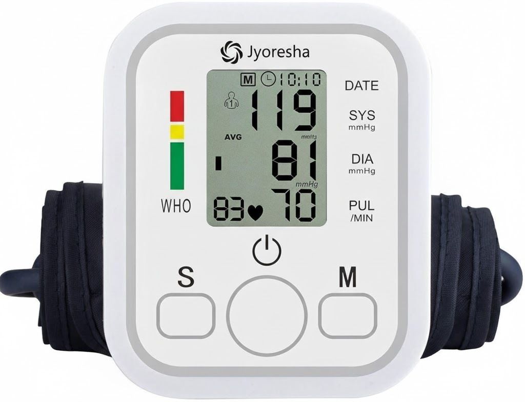 JYORESHA Blood Pressure Monitor with Display, Automatic Arm BP Machine with Pulse Rate Fully Automatic Digital Blood Pressure Monitor With Intelligence Technology Bp Monitor-image-2