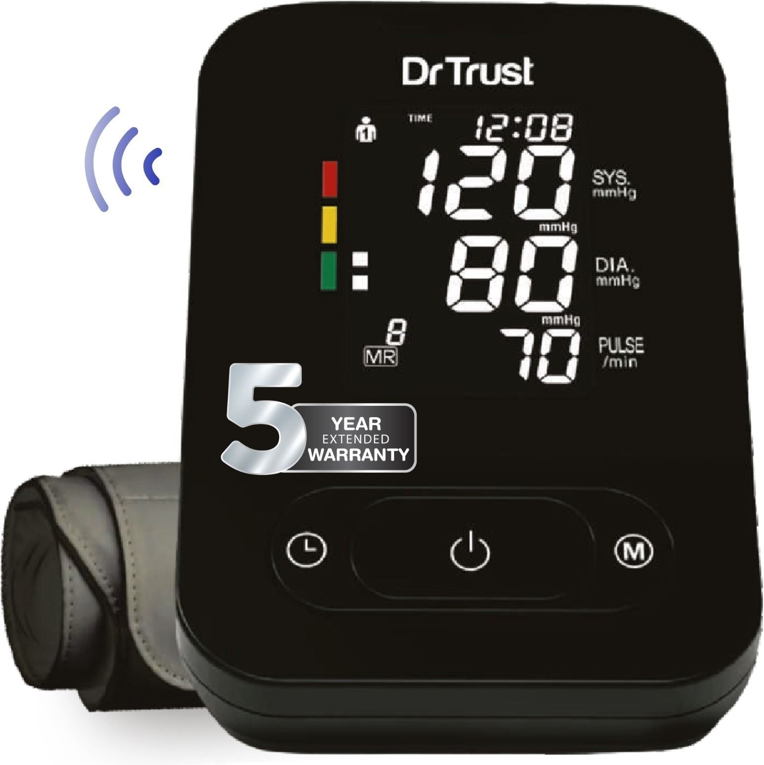 Dr Trust (USA) SmartHeart BP Machine - Automatic digital TALKING Blood Pressure Testing Bp Monitor