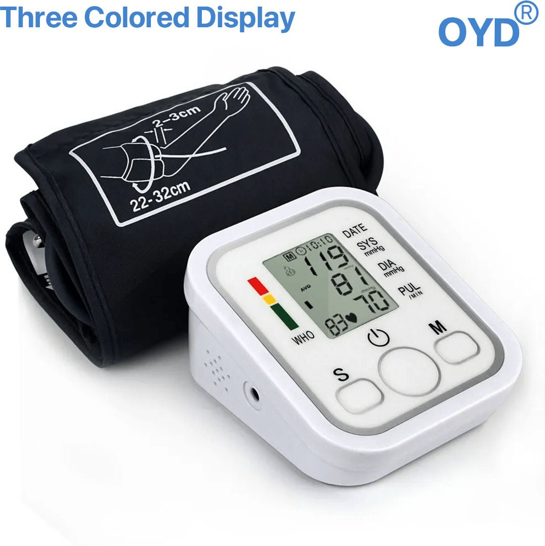 OYD Big Display Electronic BP Machine with USB Type-C Support Colour Display With Voice Function Bp Monitor-image-20