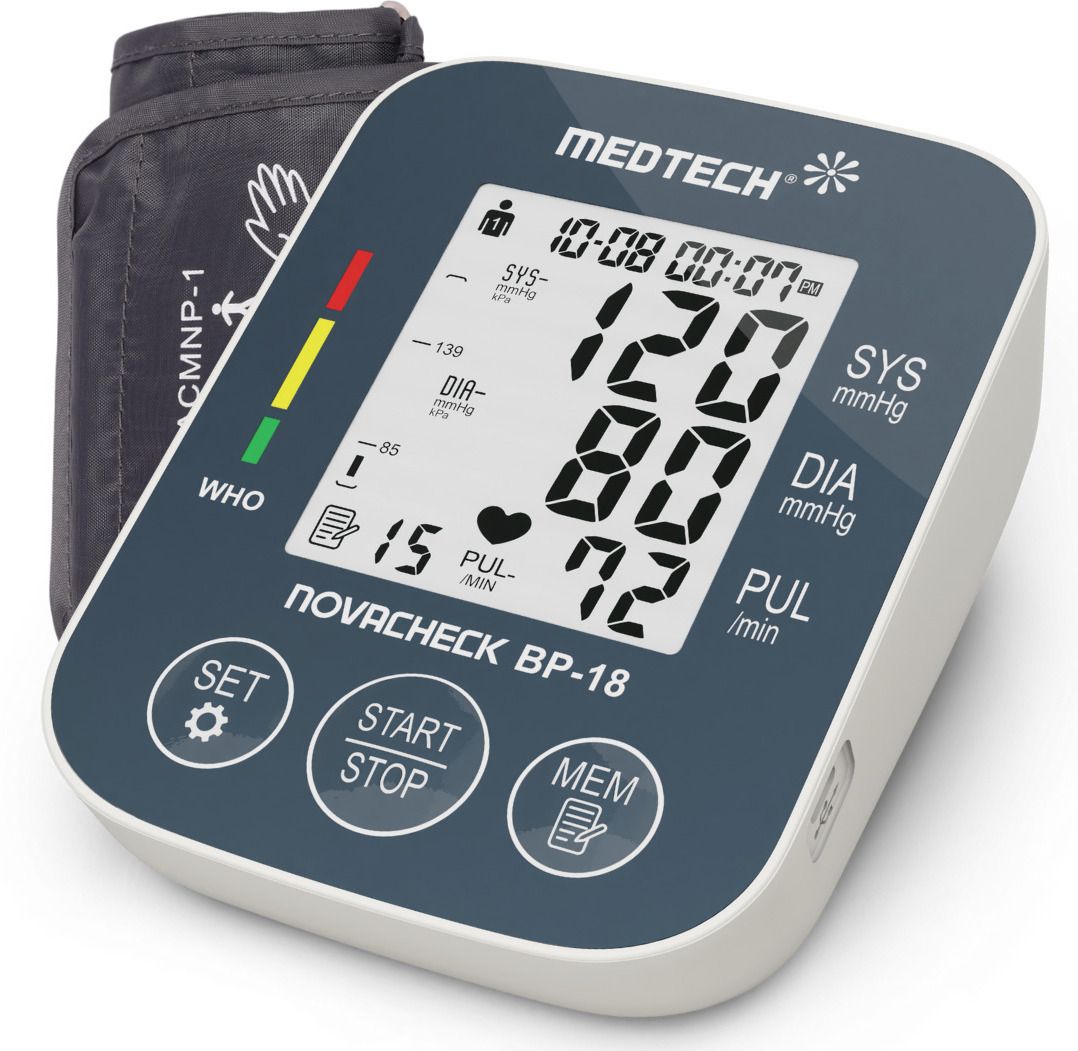Medtech BP18 Portable Automatic Digital Blood Pressure Monitor Machine works with Type-C BP18 Bp Monitor-image-25