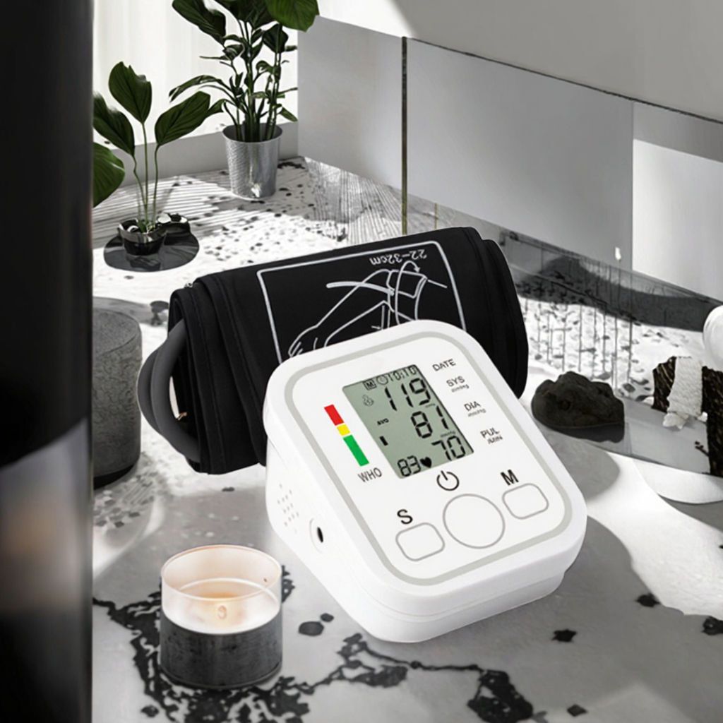 HEALBIRD Fully Automatic One Touch Digital Blood Pressure Monitoring Device for Home use with Voice Broadcast {Batteries are not included in the Box} Bp Monitor-image-28