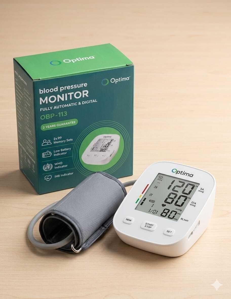OPTIMA BLOOD PRESSURE MONITOR FULLY AUTOMATIC &DIGITAL OBP- BP-113 Bp Monitor-image-12