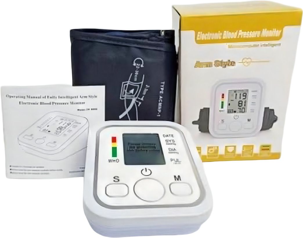 CRETO Blood Pressure Monitor, Upper Arm Cuff, Digital (LCD Display) Bp Monitor-image-2