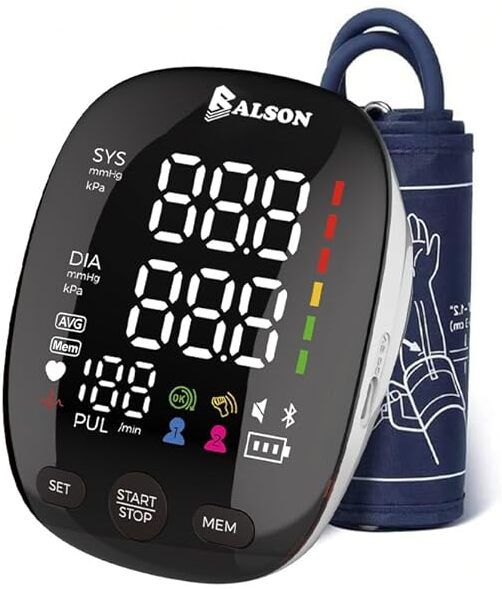 Balson BP-BL-786 Automatic Digital Blood Pressure Monitor for Upper Arm | Large LED Display | Dual User 2×120 Memory (1 Year Warranty) Bp Monitor-image-2