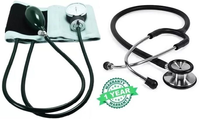 RnB Doctor Sphygmomanometer Dial Type Manual Upper Arm Blood Pressure Monitor with Diamond Acoustic Black Stethoscope Bp Monitor-picture-32