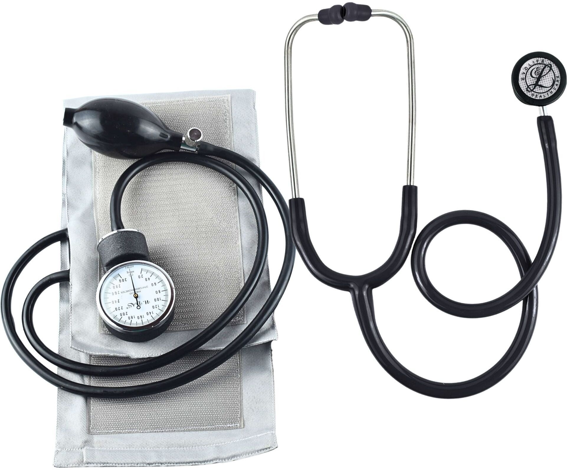 H.Das Manual Pressure Checking Combo with Pediatric Stethoscope | Adult Arm Cuff PVC Tube Bp Monitor-image-18