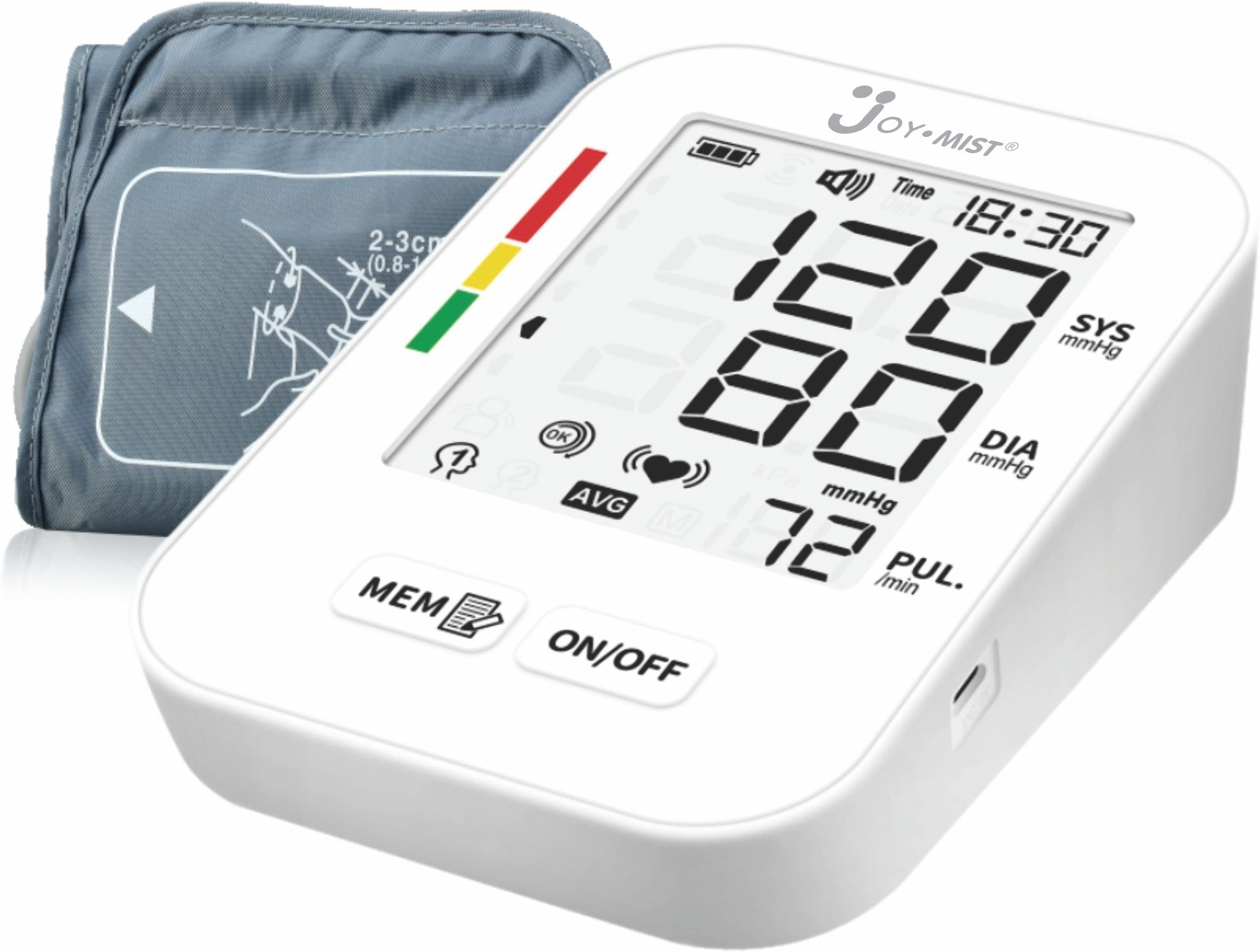JOYMIST Digtal BP Monitor with MDI Technology Accurate Digital Blood Pressure Machine MDI Tech BP Monitor Bp Monitor-image-1