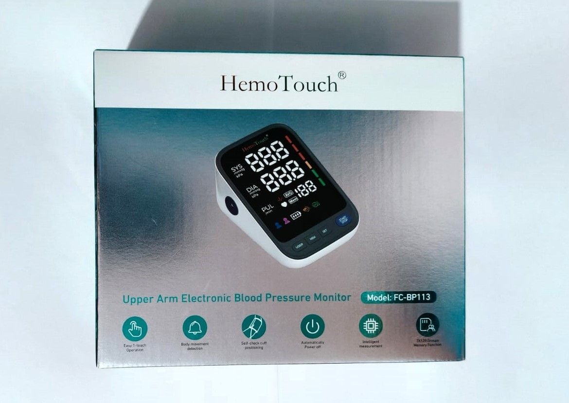 HemoTouch FC-BP113 Upper Arm Electronic Blood Pressure Monitor Bp Monitor-image-3