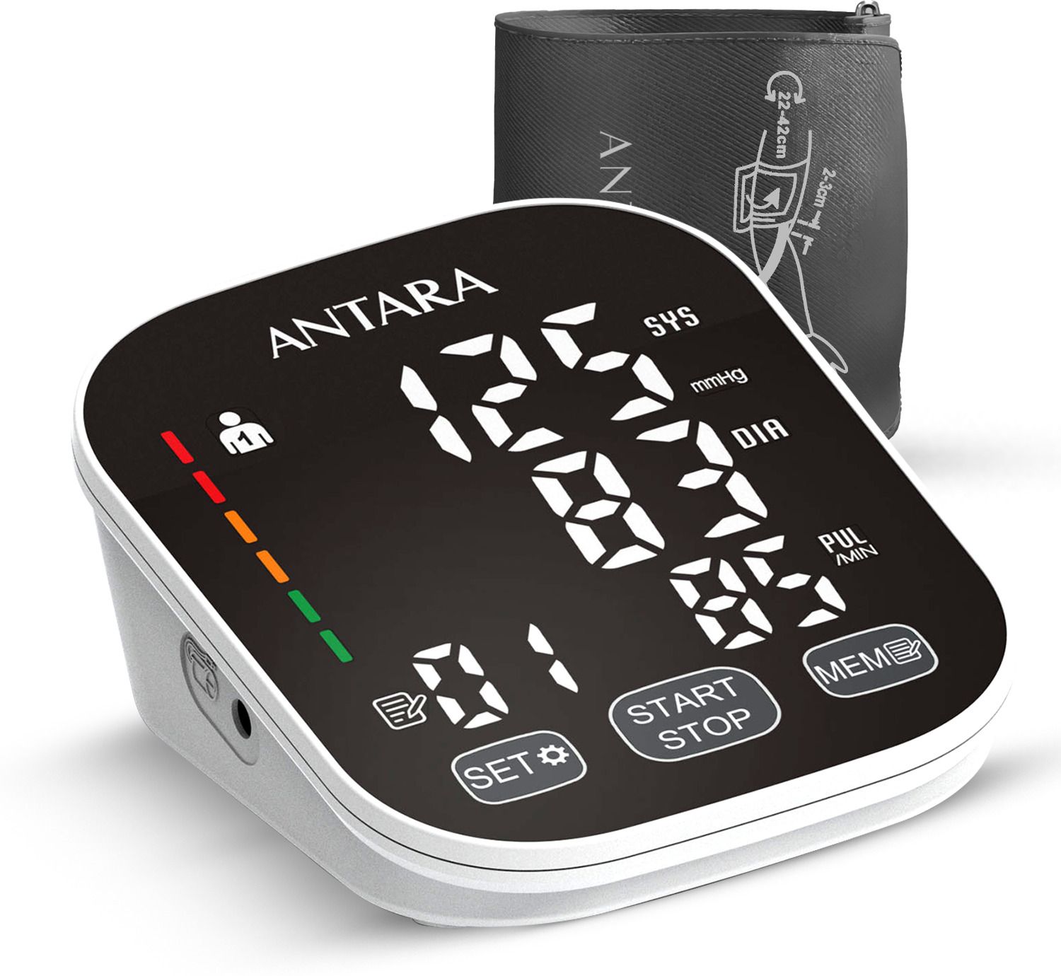 AGEasy Automatic Digital Blood Pressure Machine 5V USB Type C / Battery powered , One touch Bp Monitor
