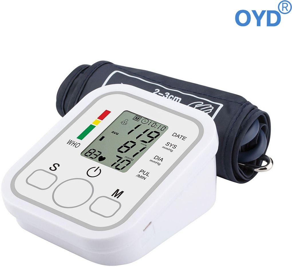 OYD Automatic Arm Blood Pressure Monitor with Large Screen Display yellow bp Bp Monitor-image-27