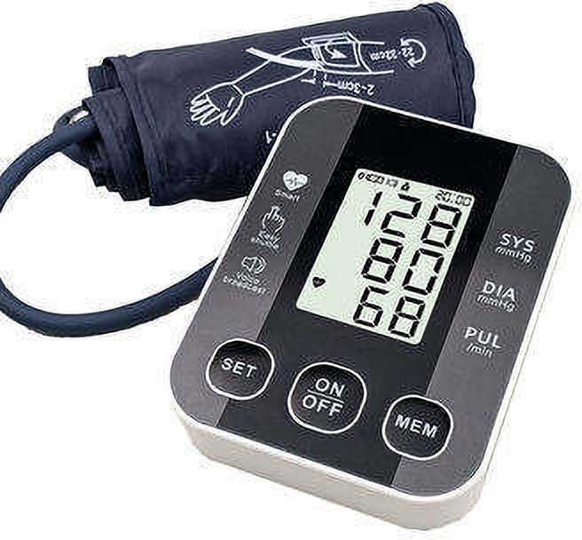 Aroxenza YHH-BP04 Smart Upper Arm Blood Pressure Monitor 2 User Memory LCD Display Digital Blood Pressure Monitor with Voice Broadcast. Bp Monitor-image-23