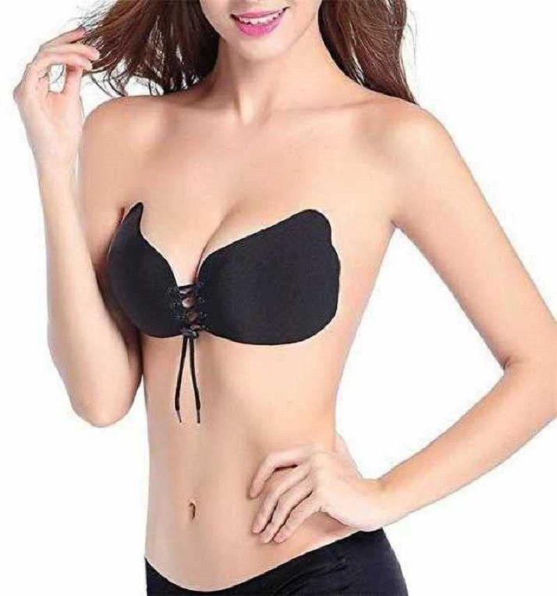 maitri enterprise Backless Sticky Bra Adhesive Wings Bra Reusable PushUp Wire Free Padded Bra M186 Nursing Breast Pad-picture-21