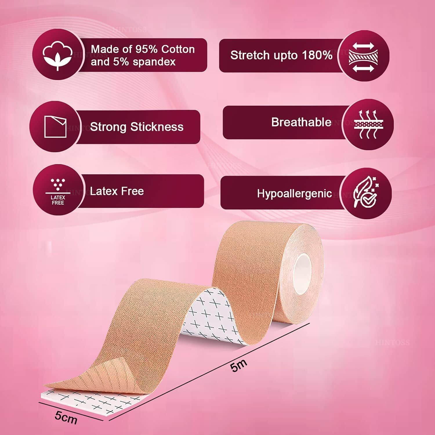dn brothers Women's Cotton Spandex Multipurpose Breast Lift Tape. Nursing Breast DN08 Nursing Breast Pad-picture-26