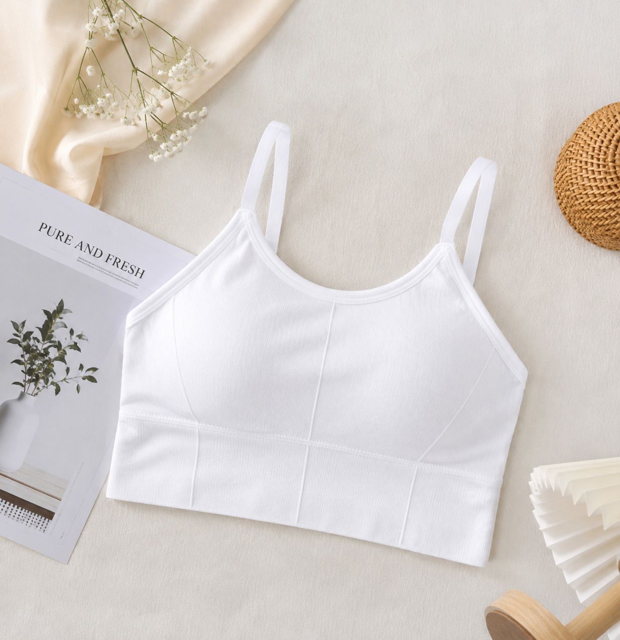 Women Bralette Non Padded Bra-image-27