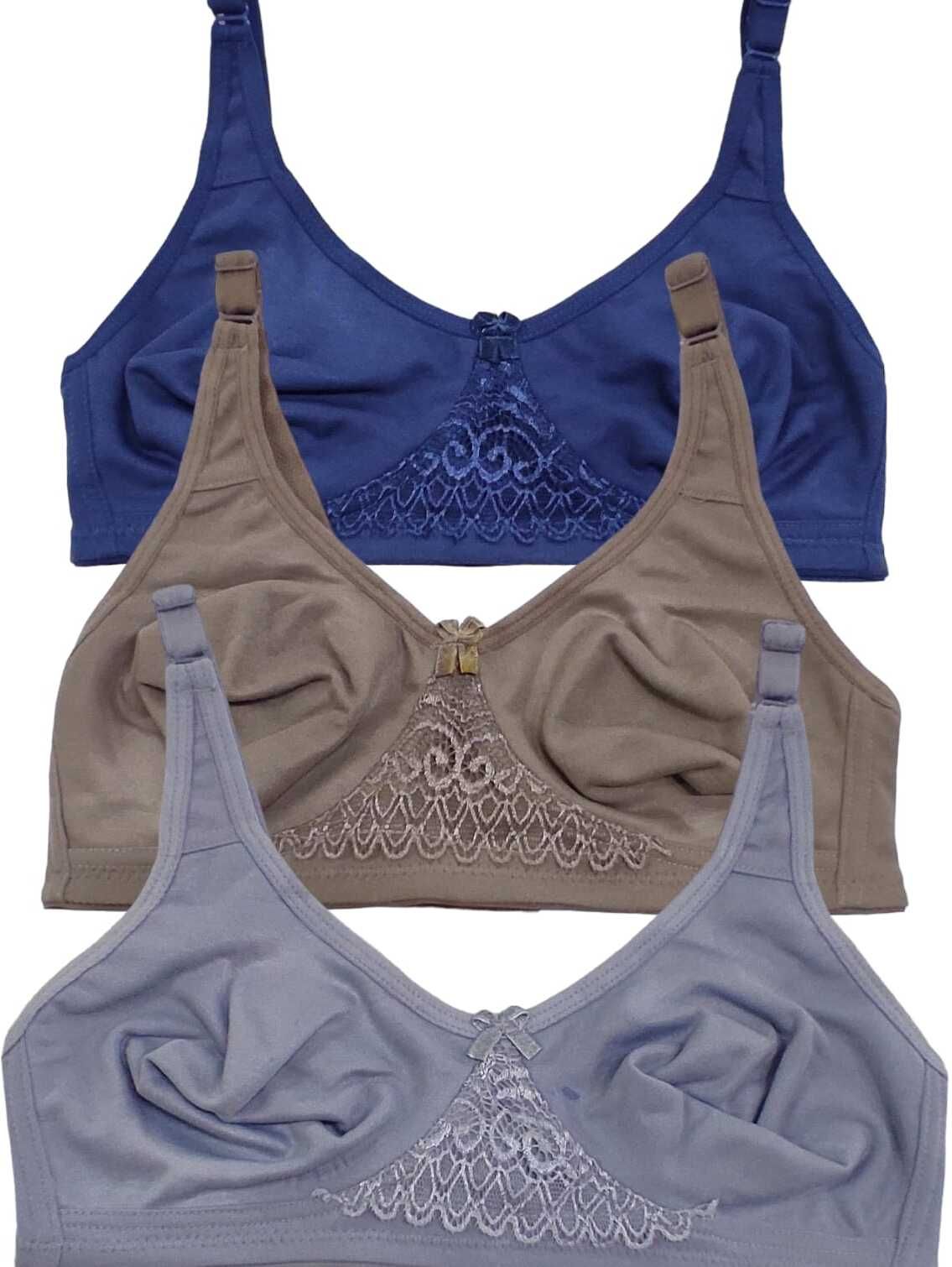 sutjena Pack of 3 Women Minimizer Non Padded Bra-picture-37