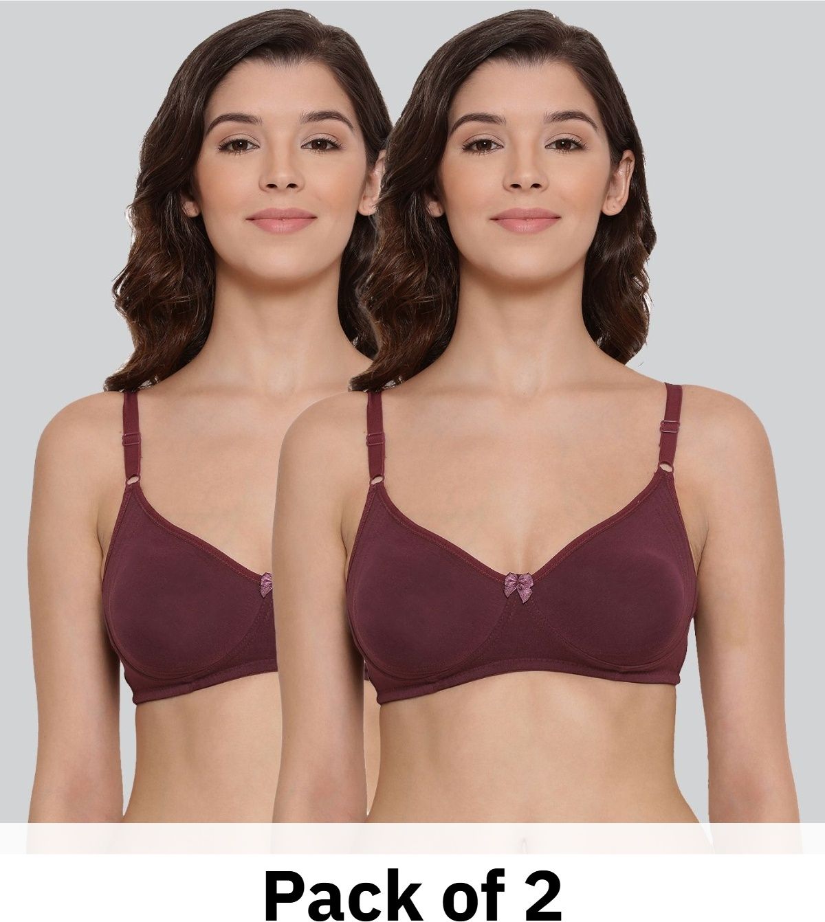 lyra Pack of 2 Women Full Coverage Non Padded Bra-picture-39